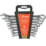 Globus combo of 8 pcs Combination Spanner Set (Chrome matt finish )(360)
