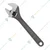GLOBUS 2pcs Combo of 150mm(6") Black Adjustable Wrench & 200mm(8") Stillson Pipe Wrench