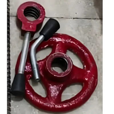 Combo of Premium Quality Cast Iron Adjuster Wheel, Mild Steel Upper Adjuster and Bottom Adjuster for Madhani Machine