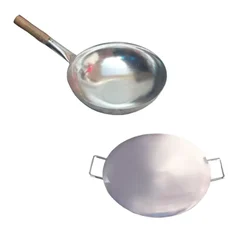 Combo of Chinese and Thai Wok With Stainless Steel Body