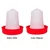 500 gm Feeder and 500 ml Drinker Combo For Feeding Poultry Birds(Pack-Set of 1)