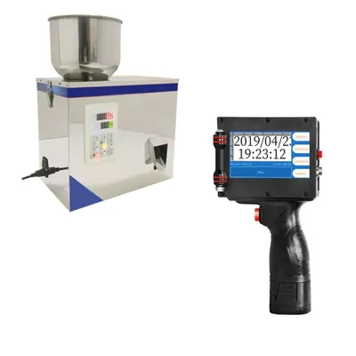 Combo 2-In-1 of 100 gm SS Granule Filler and Handheld 12.7 mm Printer