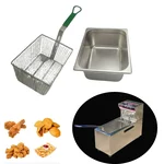 Combo of Oil Pan and Fryer Basket for ADORMA 8 liter Deep Fryer 