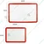 Combo of Reusable 60 x 40 cm and 40 x 30 cm Silicone Baking Mat, Use in Home Baking, Cafes, Hotels and Bakeries 