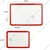 Combo of Reusable 60 x 40 cm and 40 x 30 cm Silicone Baking Mat, Use in Home Baking, Cafes, Hotels and Bakeries 