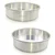 Combo of 6 inch and 7 inch Round Aluminium Cake Baking Mould Pan For Oven