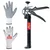 GLOBUS 2pcs Combo of 9 inch Black Half Round Steel & Aluminium Silicon Gun & 1 Pair Working Gloves (957)