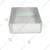 Combo of 4 Inch and 5 Inch Aluminium Square Cake Baking Mould/Pan Tray,2.25 Inch Deep
