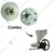 Combo of 6 Hole Pola Making Die and Star Shape Die For Rice Corn Puffed Snack Food Extruder Machine with Barrel Screw