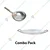 Combo of 12 Inch Thai Wok and 6 mm Round Tawa Platter of 12 inch Dia, With Stainless Steel Body