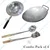 Combo Pack of 1 Pc Round Iron Kadhai, 1 Pc Wok Iron Pan, Turner and Ladle