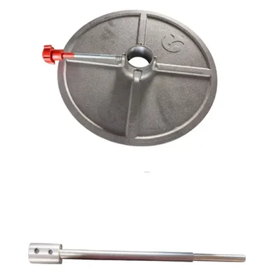 Combo Pack of Stainless Steel Stirring Shaft and Aluminium Plate for Commercial 60Ltr Curd Percolator 