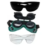 Super Safety Combo Pack of 3, Welding and Multipurpose Safety Goggles (Free-size)