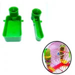 Combo Set of 5 Pcs Feeder And 5 Pcs Drinker Suitable for 1 Ltr & 500 ml Bottles