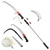 REDBUILD 7-in-1 Combo Set with 3 meter Telescopic Pole With Fruit Picker, Thotti, Sickle Cutter, Hook and Pruning Saw