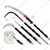 REDBUILD 7-in-1 Combo Set with 3 meter Telescopic Pole With Fruit Picker, Thotti, Sickle Cutter, Hook and Pruning Saw