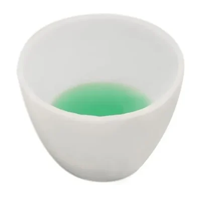 COMETEK 50ml Silica Crucible without Lid 50ml | For High Temperature Thermal Analysis and Chemical Laboratory Use