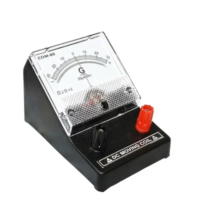 Cometek EDM-80, 30-0-30 mV DC Galvanometer for Classroom Experiments with Clear Acrylic Cover