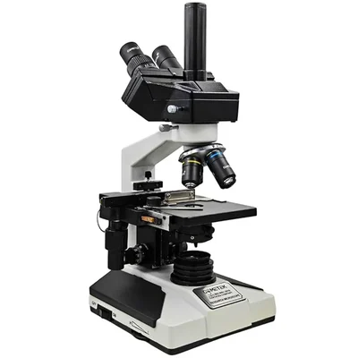 COMETEK (TM-11) Compound Trinocular Microscope | Mag.: 50x-1000x | With Achromatic Objective Lens for Laboratory Use