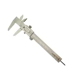 COMETEK Comet 125mm Manual Analog Vernier Caliper with 5 Inch Mild Steel Chrome Plated Measuring Tool