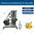 Commercial No. 30 Pulpy Fruit Juicer Machine with 0.25 HP V-Belt Drive Motor, Aluminium Body