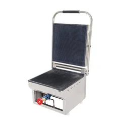 Commercial Stainless Steel 4 Slice Gas Operated Sandwich Griller