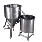 Single Phase 50kg Automatic Rice Washer Machine Heavy Duty Stainless Steel