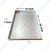 Commercial 10 x 20 x 1 Inch Aluminum Coated Oven Tray For Large Scale Batch Baking Use