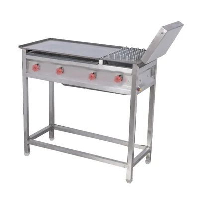 50x26x32 Inches Commercial Standing Type Jointless Chapati (Roti) Tawa Bhatti ( Model : Platinum )