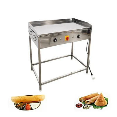 Stand Type 9KW Electric 24 x 36 Inch High Efficient Dosa Bhatti for Commercial Kitchen and Restaurant