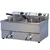 Commercial 10+10 Litre Stainless Steel Double Deep Fryer, 6Kw