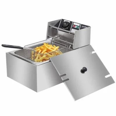 Commercial Electric Deep Fryer Machine 6 Litre for Food Stalls