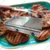 Commercial Electric Griddle Plate Flat with Grooved 4400W
