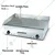 Commercial Electric Griddle Plate Flat Type 4400W, SS Body