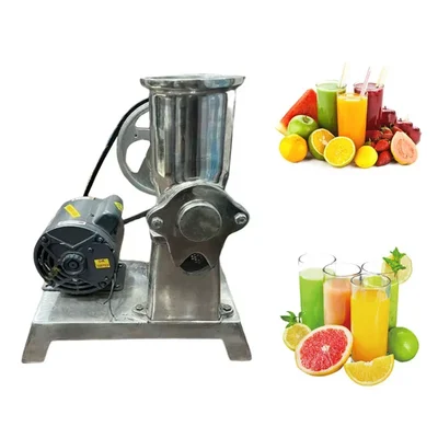 Commercial No. 30 Pulpy Fruit Juicer Machine with 0.25 HP V-Belt Drive Motor, Aluminium Body