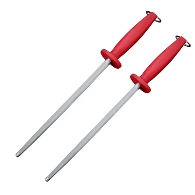 Smart Chef MS10601 Honing and Sharpening Tools- 2pcs, Blade Size 10 inch with Safety Handle for Knife Sharpening