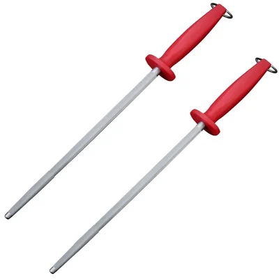Smart Chef MS10801 Honing and Sharpening Tools- 2pcs, Blade Size 14 inch with Safety Handle for Knife Sharpening
