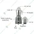 Commercial 2 HP Mixer Grinder 1700W with 2 Jar (3.5L & 1L)