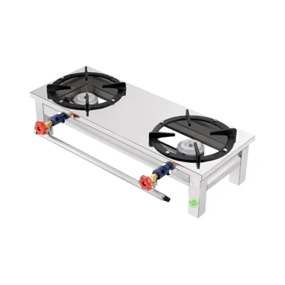 Commercial 11x30 inch Dual Burner Gas Bhatti With Free Accessories