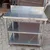SS 36x24x34+6 Inch Commercial Use Work Table with Bottom Shelf and Backsplash