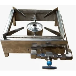 MILK MASTER Single Burner Biogas Stove with 1 Year Warranty