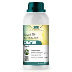 Katyayani Chatur Mancozeb 40% + Azoxystrobin 7% OS Fungicide, Used Against Blight, Mildew & Anthracnose Control(Quantity-1 liters)