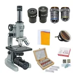 Cometek 675x Max Magnification Student Compound Microscope LED Lamp Brass Achromatic Objectives