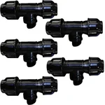 40mm PP Compression Tee, For Pipe Fittings (Pack of 5)