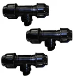 50mm PP Compression Tee, For Pipe Fittings (Pack of 3)