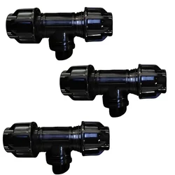 50mm PP Compression Tee, For Pipe Fittings (Pack of 3)