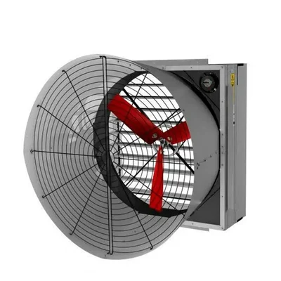 54 Inch Cone Ventilation Fan For Poultry Farms With CFM 28000 & 1.5 HP Three Phase Motor