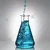 Bello Borosilicate 3.3 Glass Conical Flask 100 ml with Graduation Marks for School, Collage Laboratory