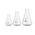 SBT Instruments Borosilicate 3.3 Glass Conical Flask 25ml, 50ml, 100ml with Graduation Marks for Laboratory