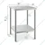 SS 24x24 Inches Work Table for Prep & Work With Undershelf for Restaurant, Home and Hotel